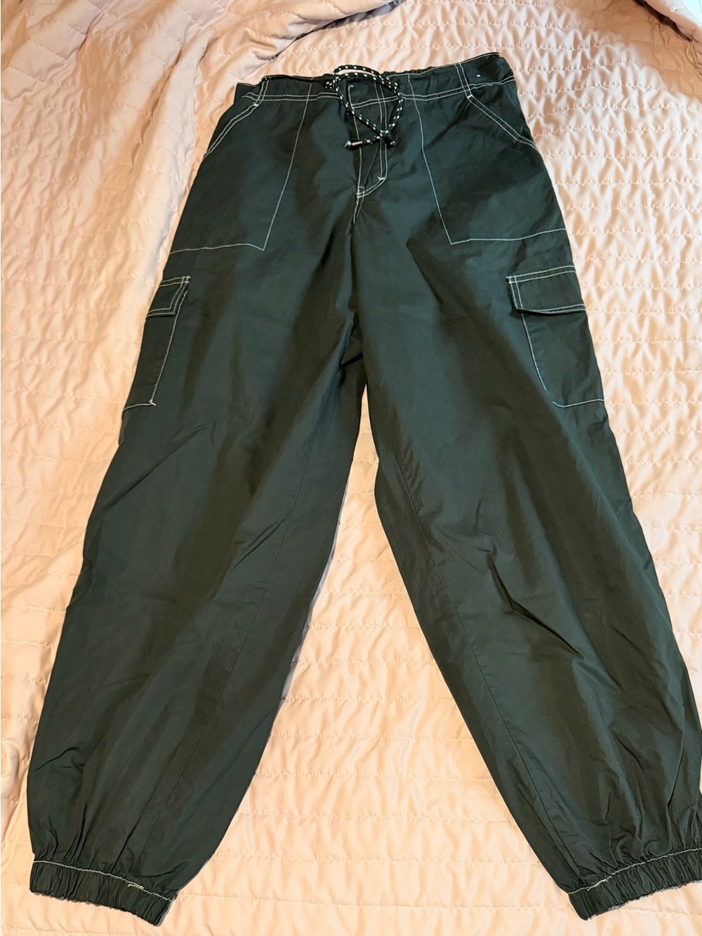 Black Rachel Paige Cargo Jogger Pants